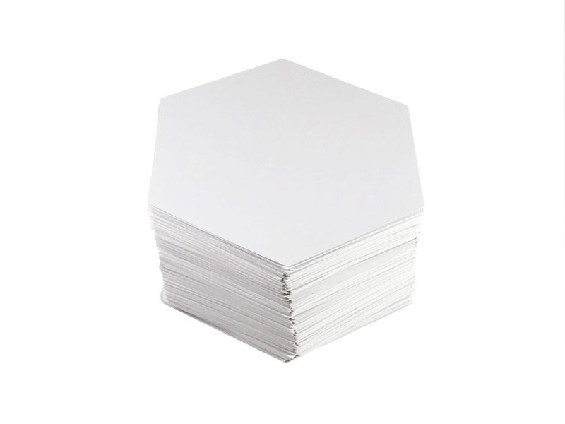 Apostrophe Games Blank Hexagon Playing Cards (Matte Finish) 3.25" x 3.75", 120 Blank Cards, Board Game Cards - Image 1
